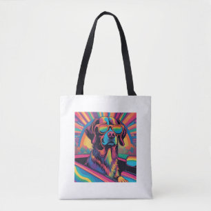 Tote Bag Conduisez en style avec notre Rainbow Pup Fourre-t