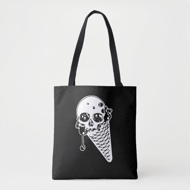 Tote Bag Cône glacé mal (Devant)
