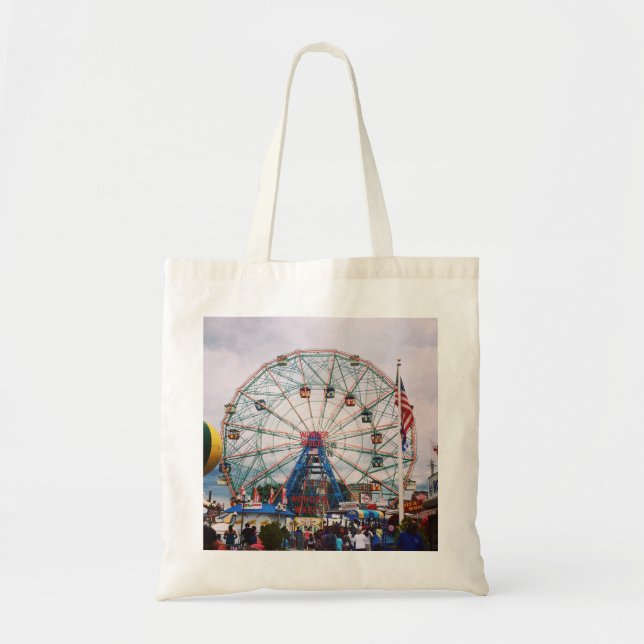 Tote Bag Coney Island Wonder Wheel (Devant)