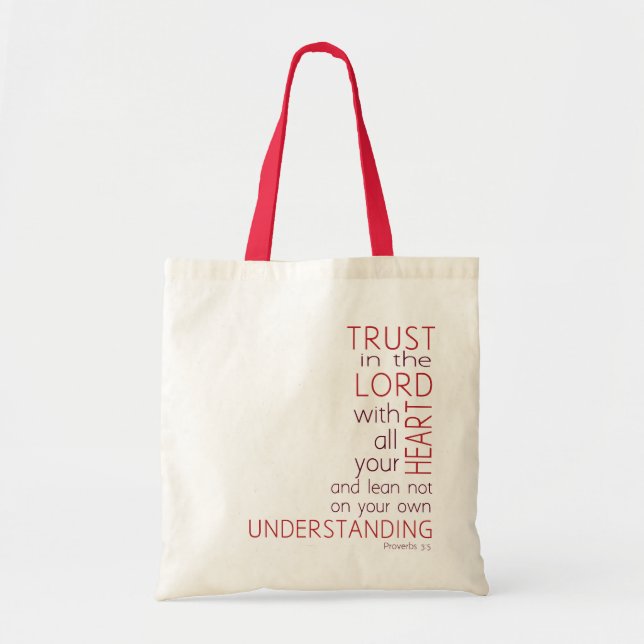 Tote Bag Confiance dans le seigneur Bag (Devant)
