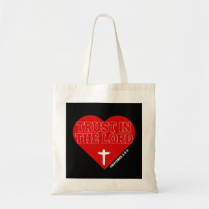 Tote Bag Confiance dans le Seigneur - Proverbes 3:5-6