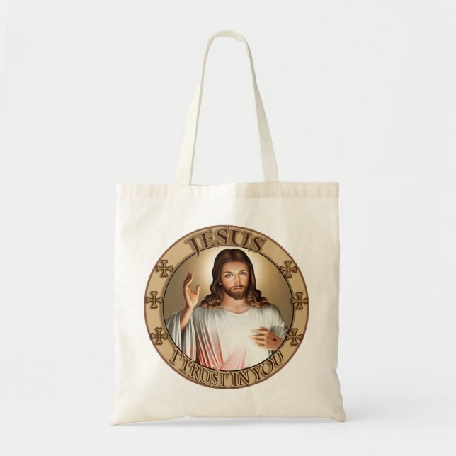 Tote Bag Confiance divine de Jésus I de pitié dans vous (Devant)