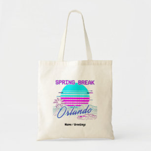 Tote Bag Congé de printemps 2026 Orlando After Dark Rétro S