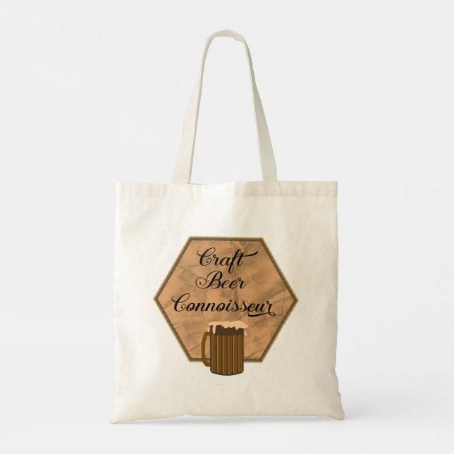 Tote Bag Connaisseur de la bière artisanale (Dos)