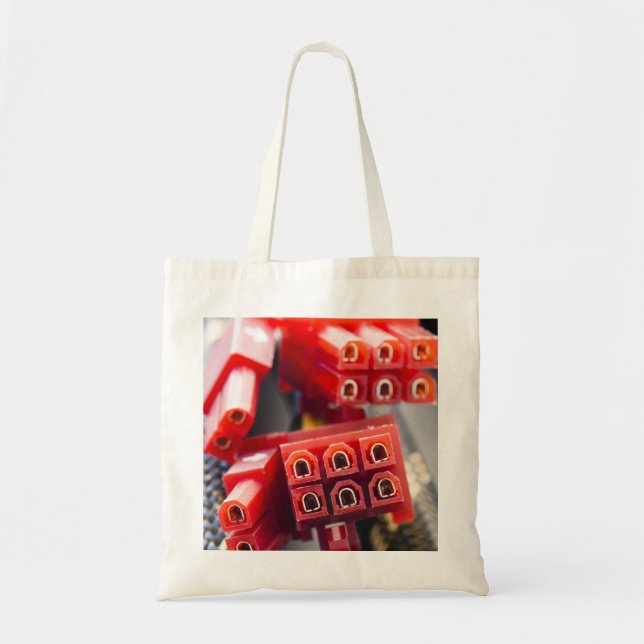 Tote Bag Connecteur de câble pour ordinateurs (Devant)