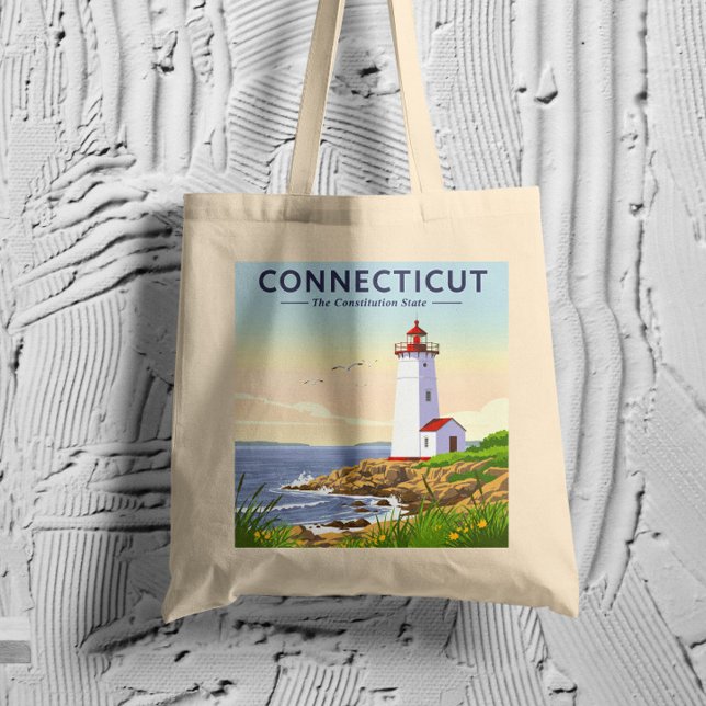 Tote Bag Connecticut vintage (Créateur téléchargé)