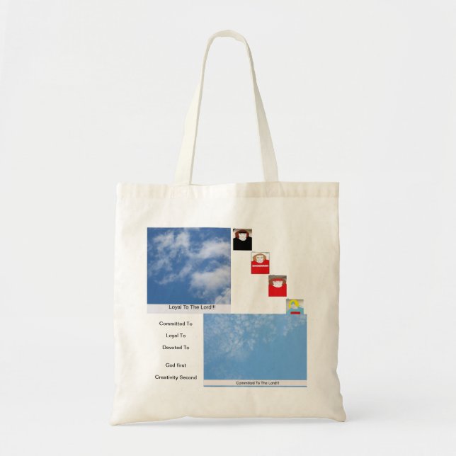 Tote Bag Consacré à Dévoué à (Devant)