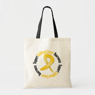Tote Bag Conscience de Cancer d'enfance de soutien