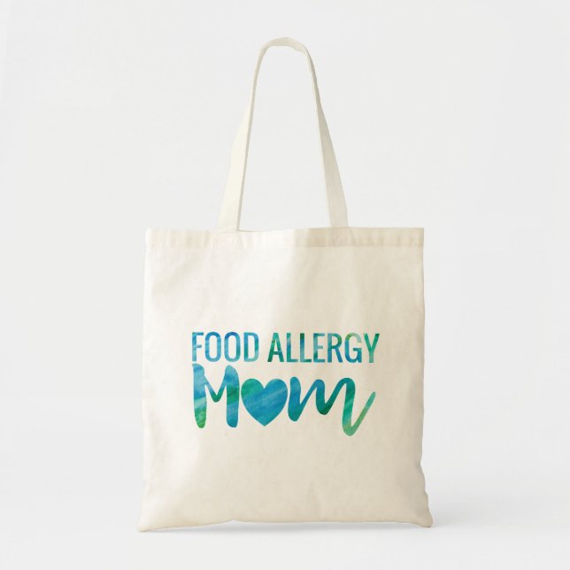 Tote Bag Conscience de typographie d'aquarelle de maman (Devant)