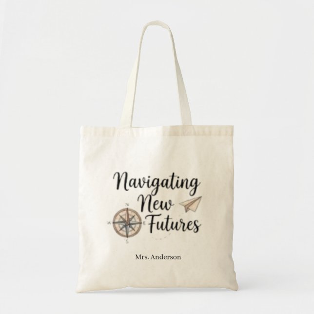 Tote Bag Conseiller d'orientation scolaire Naviguer vers de (Devant)