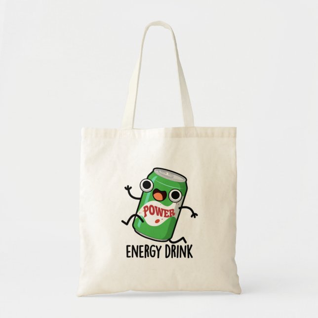 Tote Bag Consommation d'énergie amusant Énergétique Drink P (Devant)