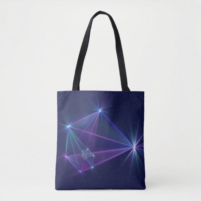 Tote Bag Constellation, Art Fractal Abstrait Imaginaire (Devant)