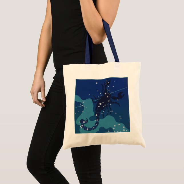 Tote Bag Constellation du Scorpion, Astrologie du Zodiaque  (Devant (produit))