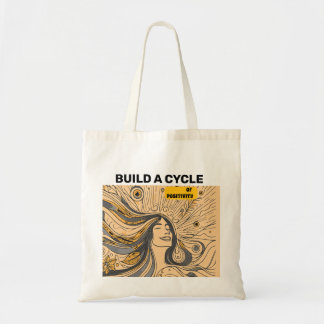 Tote Bag Construire un cycle de positivité Playera