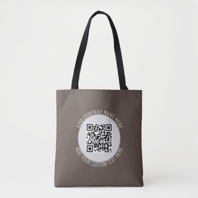 Tote Bag Contact Café moderne sans contact Scan Me Qr (Devant)