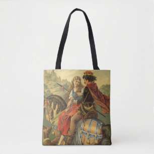 Tote Bag Conte de fées victorien vintage, frère et sœur