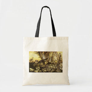 Tote Bag Conte de fées vintage, bande d'ouvriers par Rackha