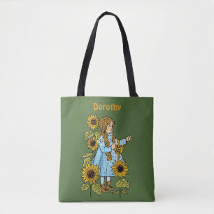 Tote Bag Contes de fées vintage du Magicien d'Oz Tournesols