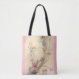 Tote Bag Contes de fées vintage, Trois esprits remplis de j