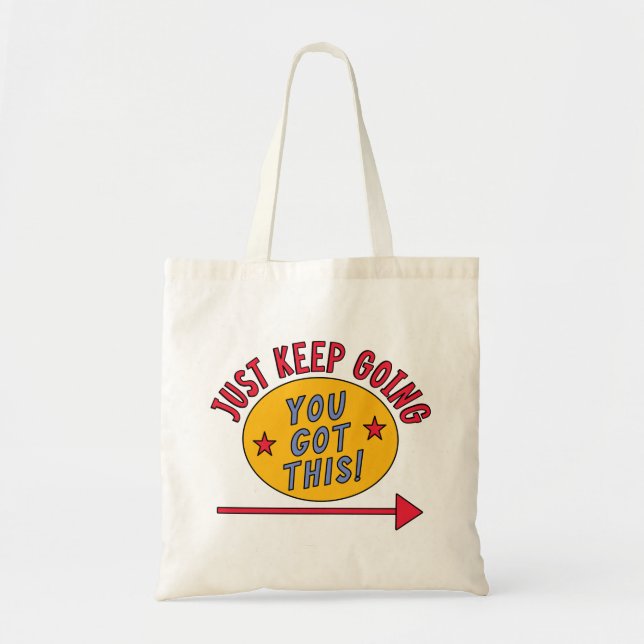 Tote Bag Continuez simplement (Devant)
