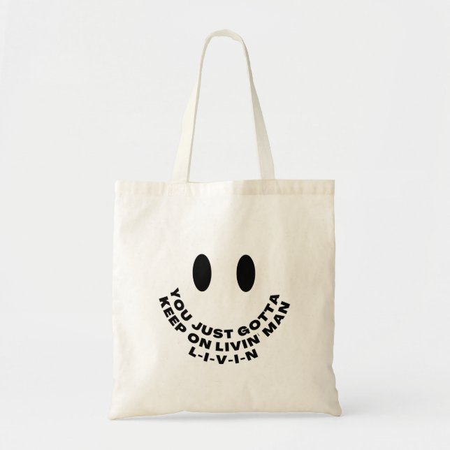 Tote Bag Continuez sur Livin' Fourre-tout (Devant)