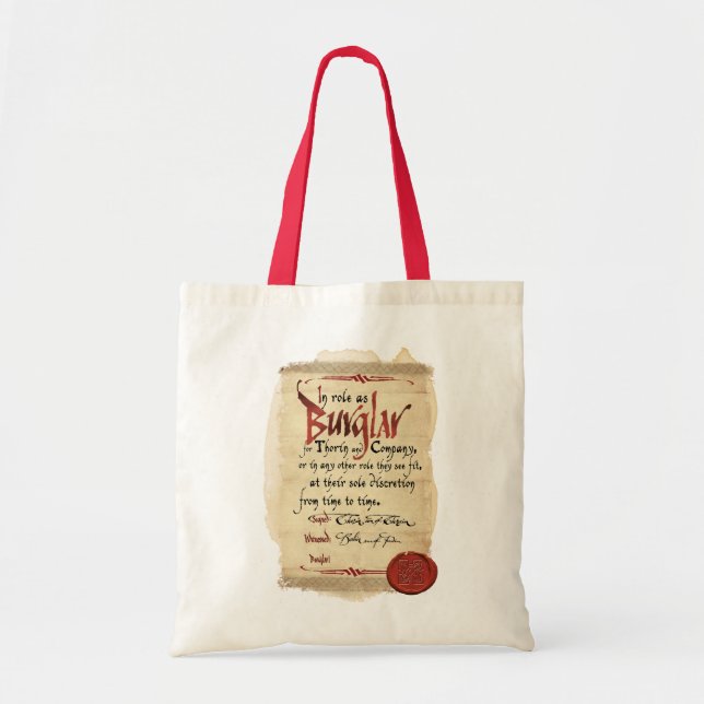 Tote Bag Contrat de cambriolage (Devant)