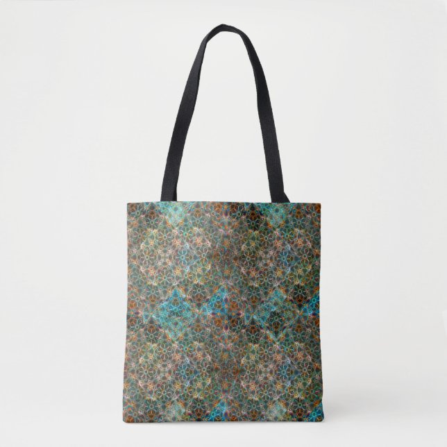 Tote Bag Controlled Chaos – Muted Fall (Devant)