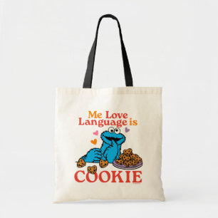 Tote Bag Cookie Monster Citation de la Saint Valentin
