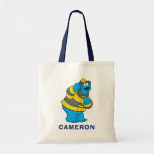 Tote Bag Cookie Monster   Costume pompier