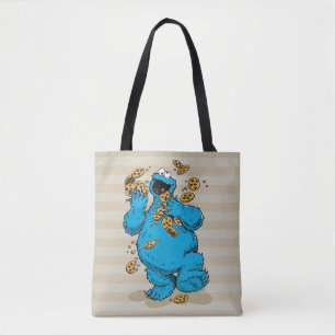 Tote Bag Cookie Monster Crazy Cookies