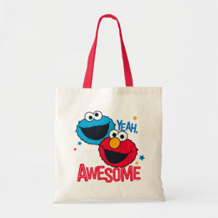 Tote Bag Cookie Monster & Elmo   Ouais, je suis génial