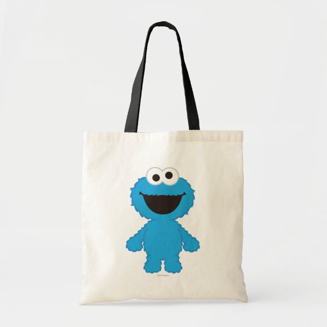 Tote Bag Cookie Monster Laine Style (Devant)