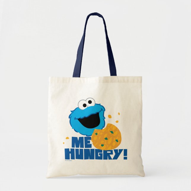 Tote Bag Cookie Monster | Moi qui ai faim ! (Devant)