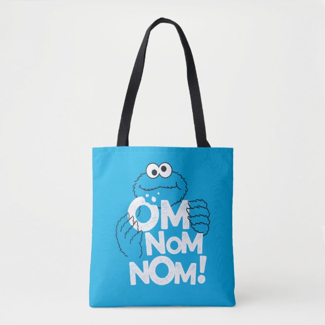 Tote Bag Cookie Monster | Om Nom Nom ! (Devant)