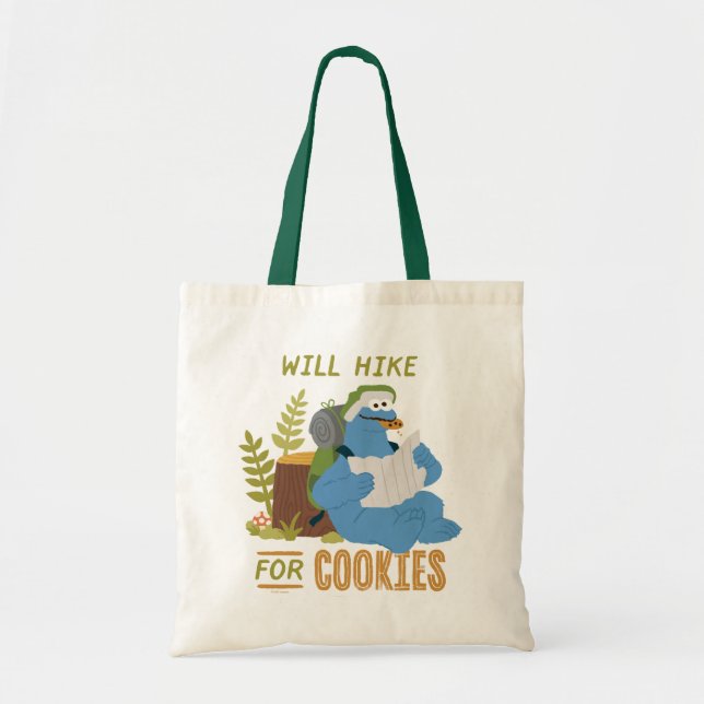 Tote Bag Cookie Monster | Randonnée Pour Les Cookies (Devant)