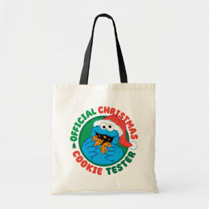 Tote Bag Cookie Monster   Tester officiel de biscuits de No