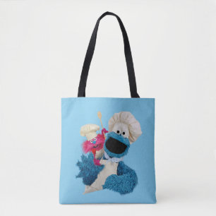 Tote Bag Cookie Monster's Foodie Truck Friends