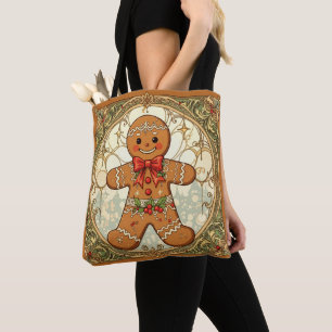 Tote Bag Cookies en pain d'épices Festif Noël