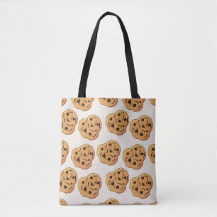 Tote Bag Cookies vintages sans couture motif.
