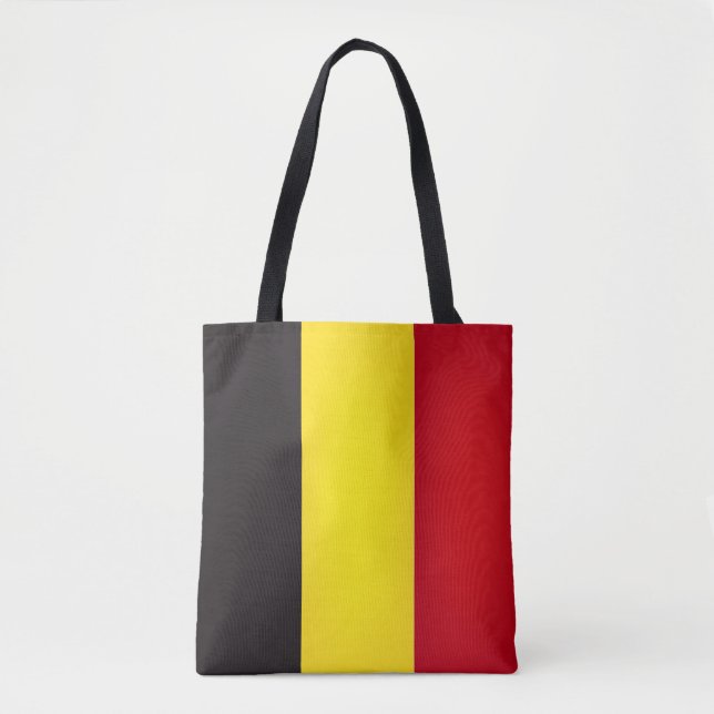 Tote Bag Cool Belgique Drapeau (Devant)