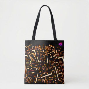 Tote Bag Cool Black Gold Super