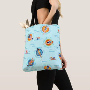 Tote Bag Cool Blue pool party Été