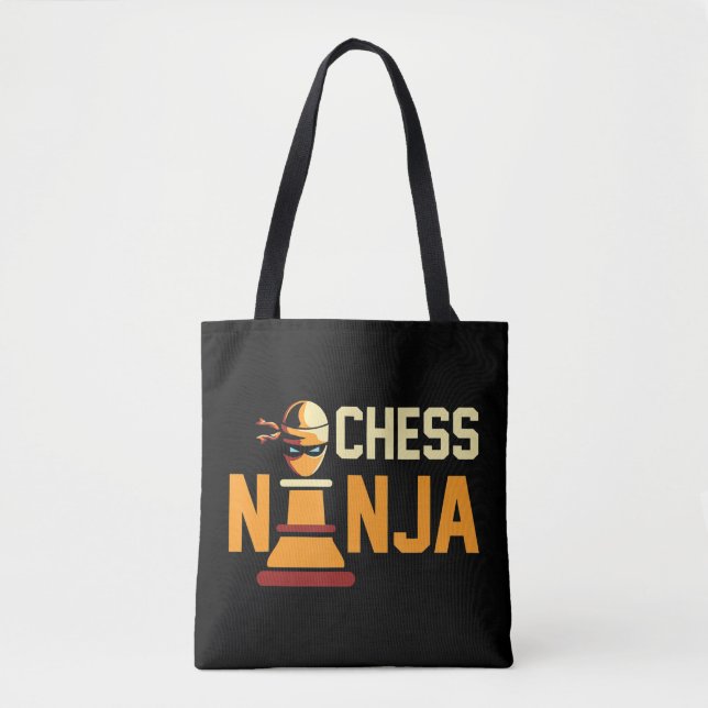 Tote Bag Cool Chess Ninja Chess Lovers Cadeau (Devant)