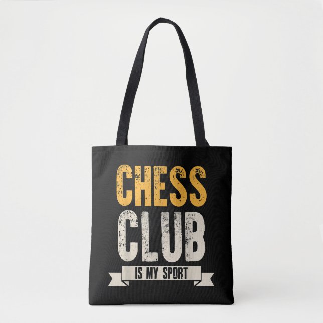 Tote Bag Cool Chess Player (Devant)