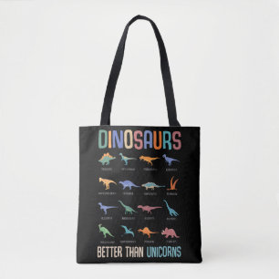 Tote Bag Cool Dinosaur Fan Dino Boys Trex