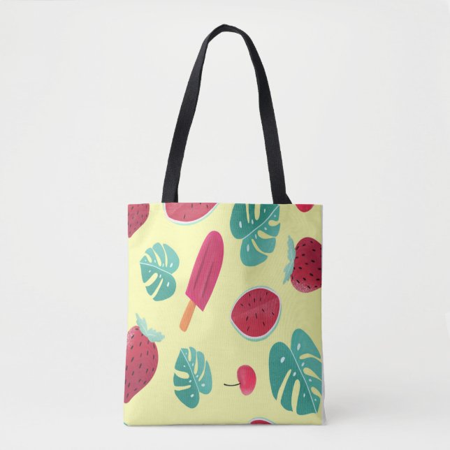 Tote Bag Cool & Fruité Été Soleil (Devant)