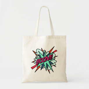 Tote Bag Cool Fun Modern Comic Book BOOM