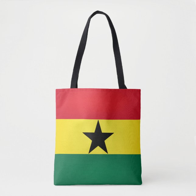 Tote Bag Cool Ghana Drapeau mode (Devant)