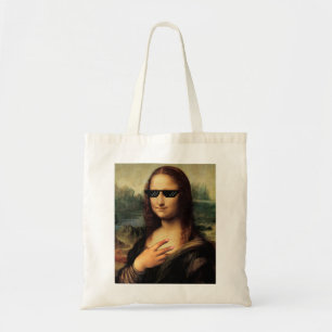 Tote Bag Cool Monalisa Selfie