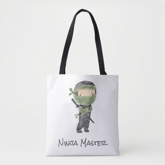 Tote Bag Cool Ninja Enfants Personnalisable Genre Neutre Co (Devant)
